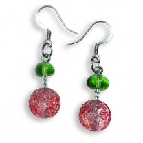 Murano Glass Earrings - Lucia Rosa