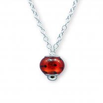 Murano glass charm bead necklet - Quattordici