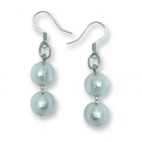 Murano Glass earrings - Gianna Silver