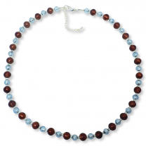 Murano glass necklace - Esta Ruby