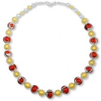 Murano Glass Necklace - Alina Rosso