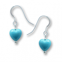 Murano Glass Heart Earrings - Julietta