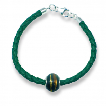Murano Charm Bead nappa leather bracelet - Venezia Quarantuno