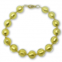 Murano Glass Bracelet - Gianna Gold