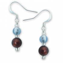 Murano Glass Earrings - Esta Ruby