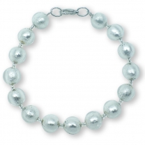 Murano Glass bracelet - Gianna Silver