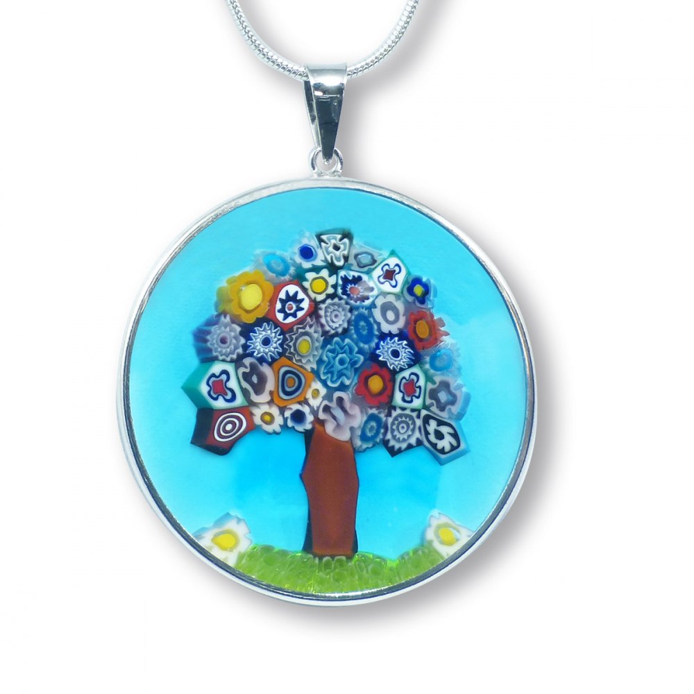 Murano Glass Pendant - Murrina Albero Photo