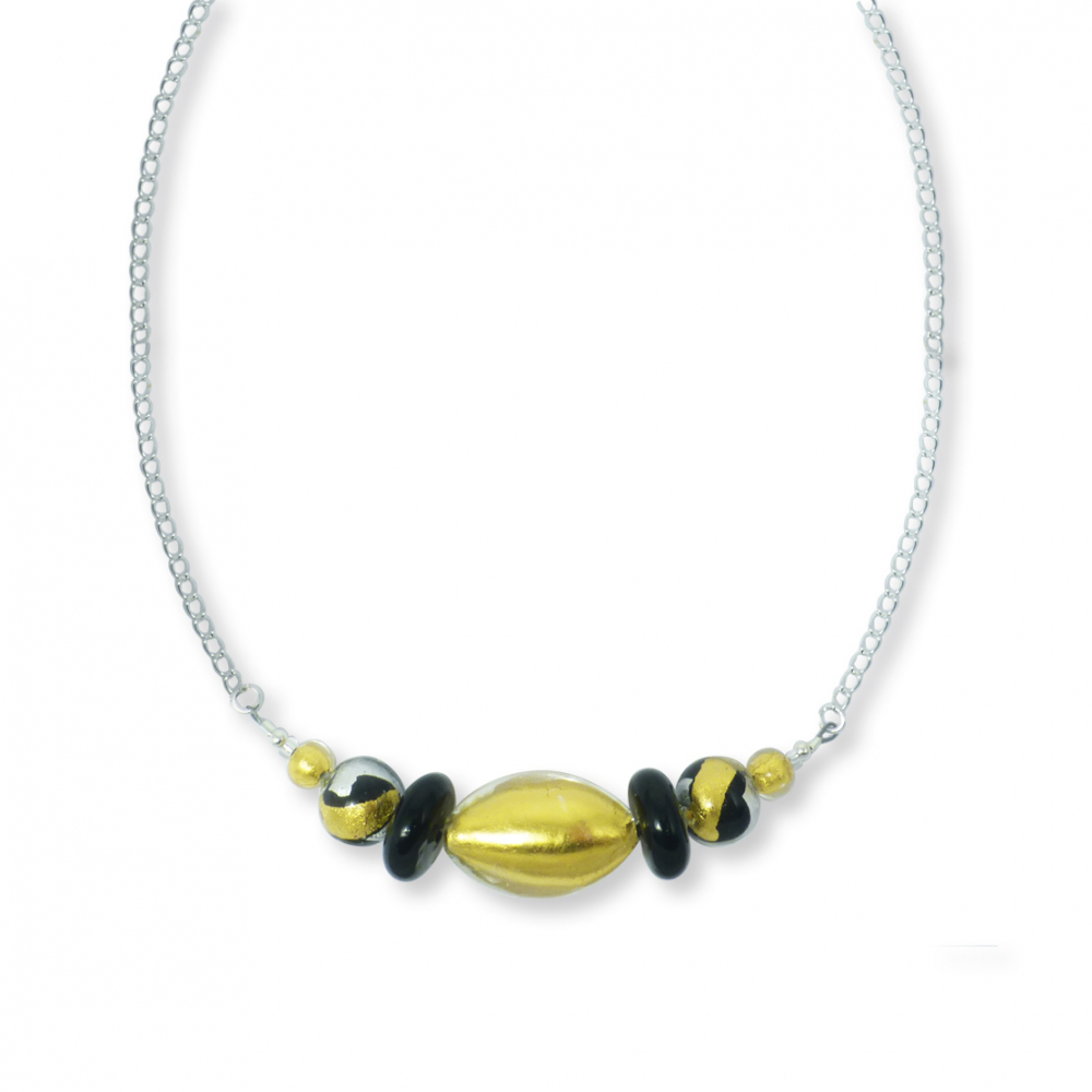 Murano Glass Necklace – Oliva Gold Photo