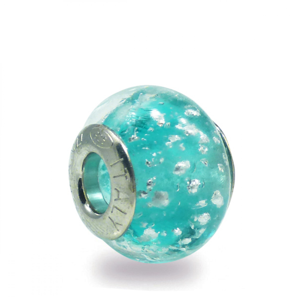 Murano Glass Charm Bead - Nove Photo