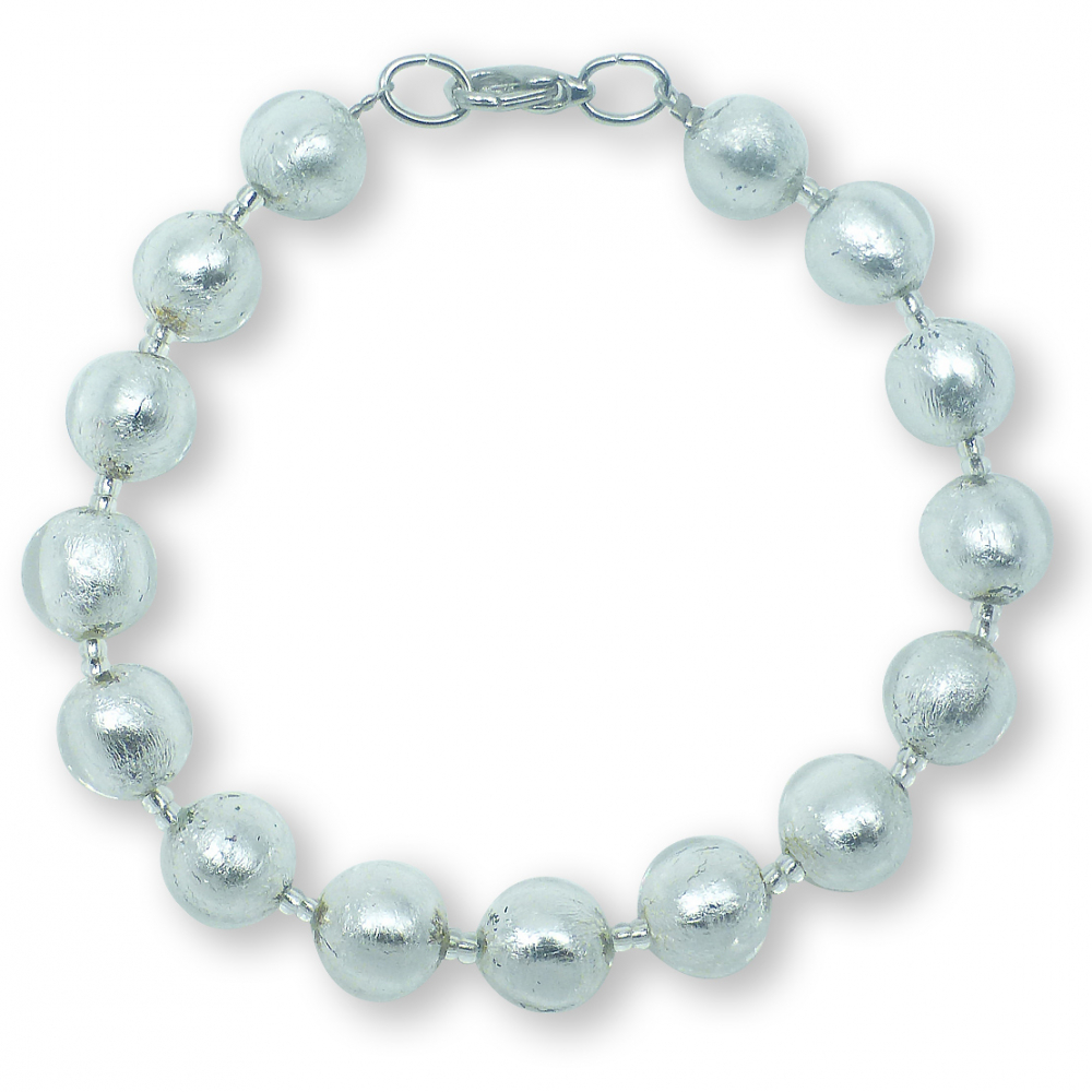 Murano Glass bracelet - Gianna Silver Photo