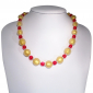 Murano Glass Necklace - Luna Gold Matt Photo