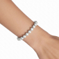 Murano Glass bracelet - Gianna Silver Photo