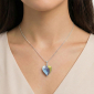 Murano Glass Heart Pendant - Esta Resina Photo