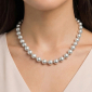Murano Glass necklace - Gianna Silver Photo