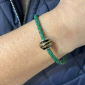 Murano Charm Bead nappa leather bracelet - Venezia Quarantuno Photo