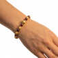 Murano Glass bracelet – Gianna Gold/Burgundy Photo