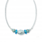 Murano Glass necklace – Oliva Silver Photo
