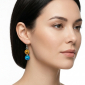 Murano Glass Earrings - Gianna Photo