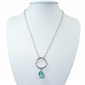 Murano Glass Necklet - Brina Aquamarine Photo