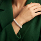 Murano Glass bracelet - Gianna Silver Photo
