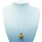 Murano Glass Pendant Necklace - Julietta Gold/Burnt Bronze Photo