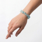 Murano Glass Bracelet - Piera Ice Blue Photo