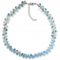 Murano Glass Necklace - Piera Ice Blue Photo