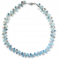 Murano Glass Necklace - Piera Ice Blue Photo