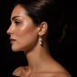Murano Glass earrings - Gianna Silver Photo