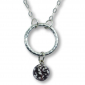 Murano Glass Necklet - Brina Dark Crimson Photo